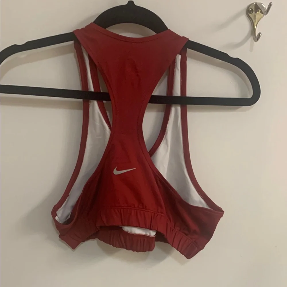 Nike with Stanford Burgundy Racerback Sports Bra in Sz XL